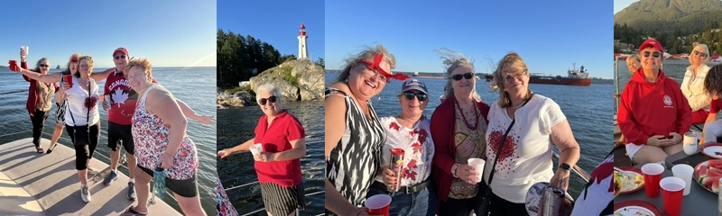 Canada Day Boat Cruise 2023 Collage