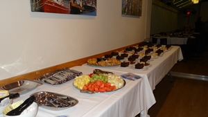 dessert table